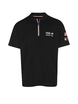 TOMMY HILFIGER | Poloshirt TH x SailGP | schwarz